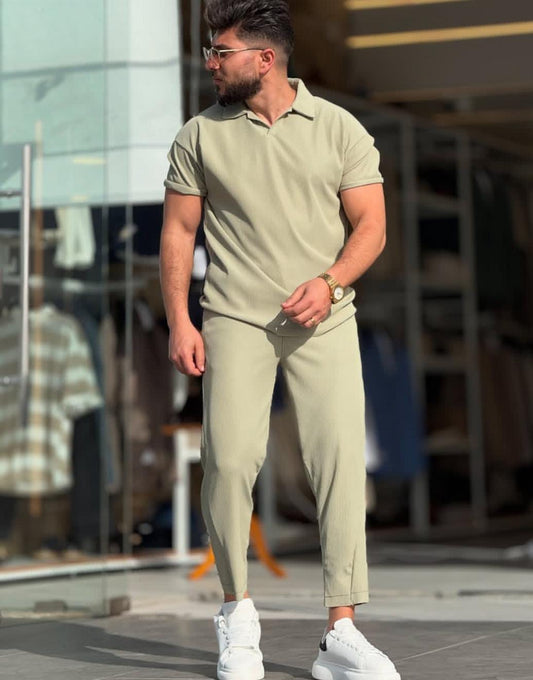 Men’s Premium Polo Co-Ord Set MMSS-12