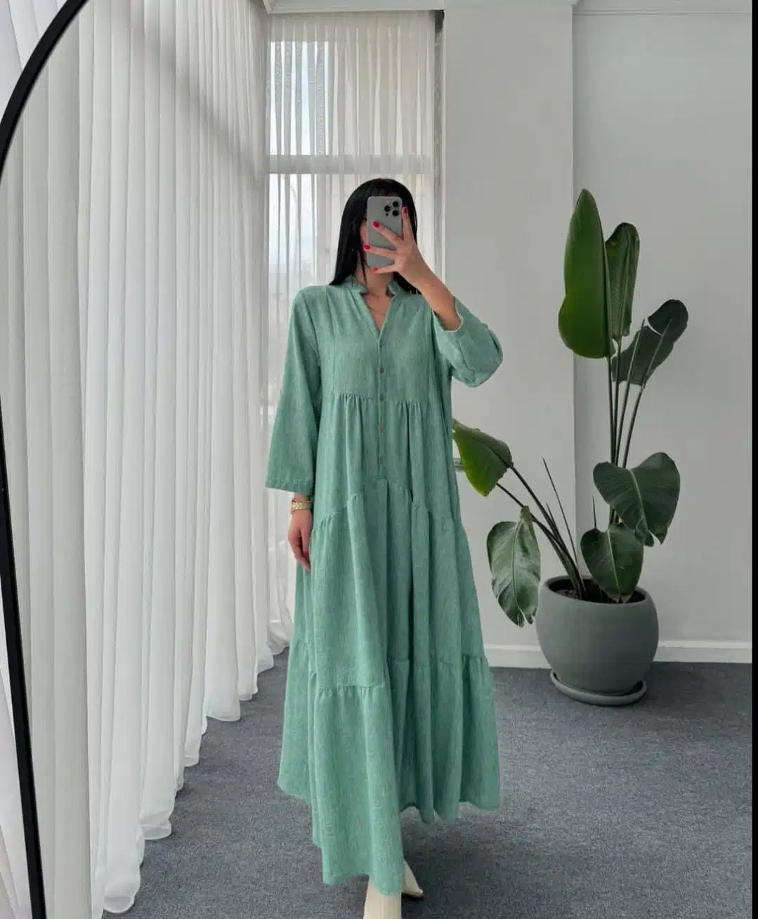 Turkish Long Flair Maxi