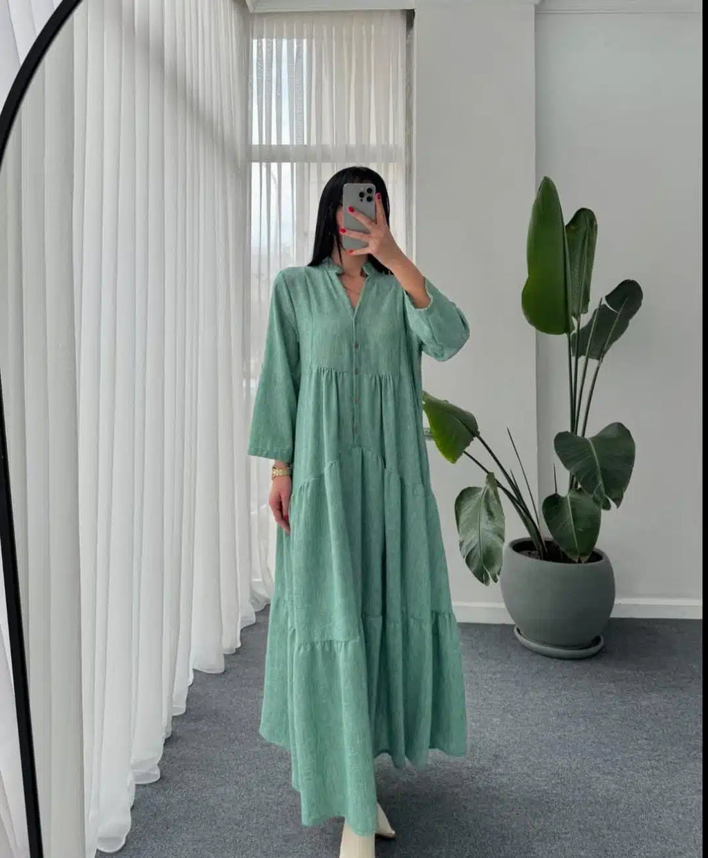 Turkish Long Flair Maxi