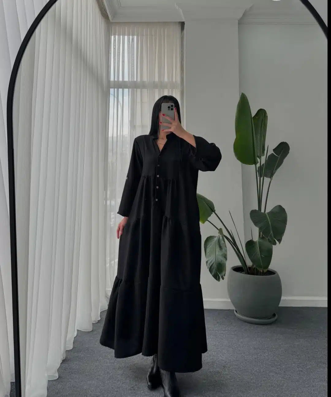 Turkish Long Flair Maxi