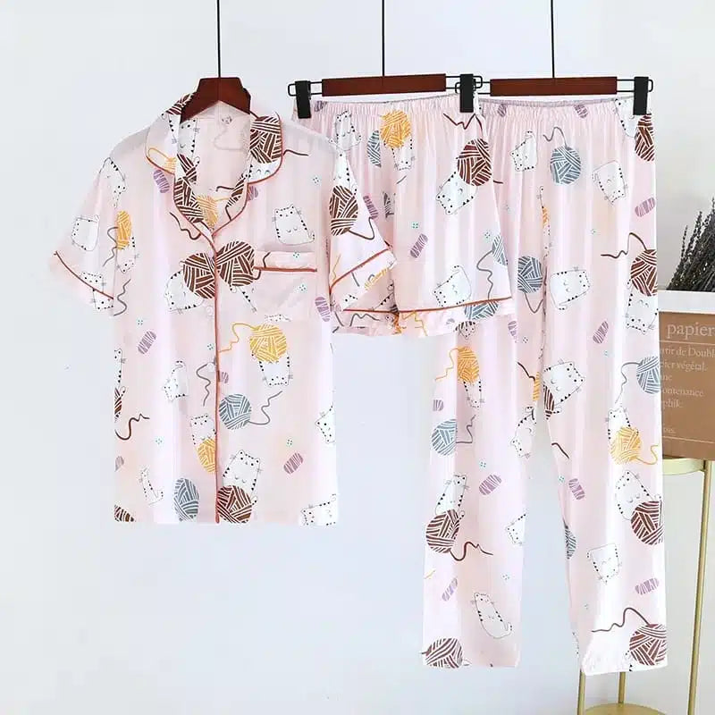 3 Piece Printed SummerSuit