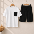 Men’s Front Pocket Summer Co-Ord Set MMSS-15