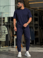 Round Neck Style Short Sleeve 2-Pcs Summer Tracksuit For Her CWTS-02