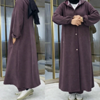 Long Button Hoodie Style 2-Pcs Winter Co-Ord Set. WWTS-18
