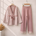 Belt Style Premium Quality Winter 2-Pcs Co-Ord Set. CWTS-34
