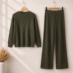 Rib Premium Quality Winter 2-Pcs Tracksuit. CWTS-36