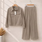 6 Pocket Style Premium Quality Winter 2-Pcs Tracksuit. CWTS-37
