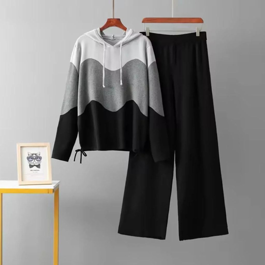 Wave Premium Quality Winter 2-Pcs Co-Ord Set. CWTS-28