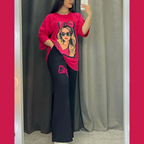 Women Drop Shoulder Summer Suit.