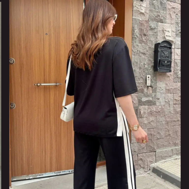 Side Panel 2-Pcs Summer Dry-Fit Tracksuit For Her.