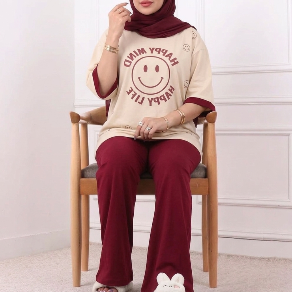 Happy Life Style Western 2-Pcs Summer Tracksuit For Her MWTS-32