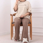 Heart Style Western 2-Pcs Summer Tracksuit For Her MWTS-33