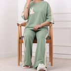 Little Bear Style Western 2-Pcs Summer Tracksuit For Her MWTS-34