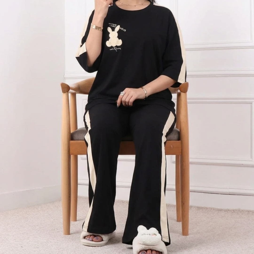 Little Bear Style Western 2-Pcs Summer Tracksuit For Her MWTS-34