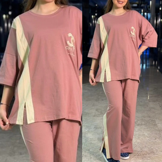 CC Style Western 2-Pcs Summer Tracksuit For Her MWTS-30