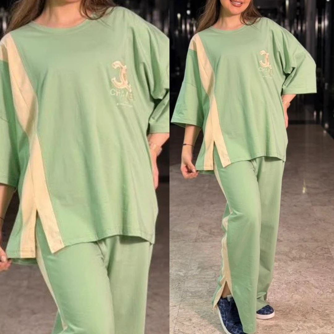 CC Style Western 2-Pcs Summer Tracksuit For Her MWTS-30