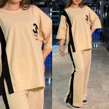 CC Style Western 2-Pcs Summer Tracksuit For Her MWTS-30