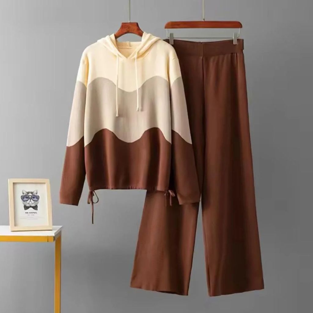 Wave Premium Quality Winter 2-Pcs Co-Ord Set. CWTS-28