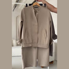 4 Pocket Style Premium Quality Winter 2-Pcs Tracksuit. CWTS-38