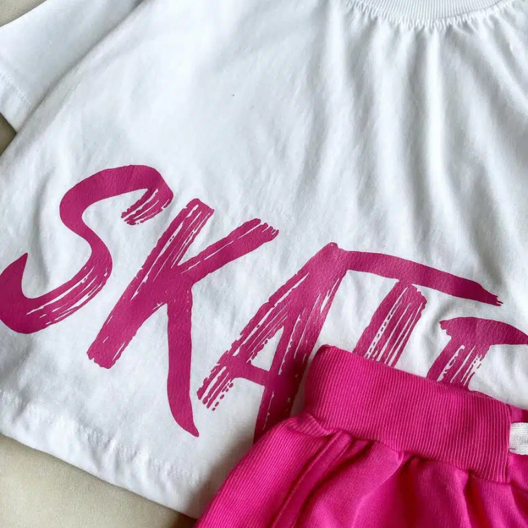 Skate Printed Top & Boxer Set