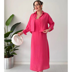 Korean Style Long Koti Maxi 2 Piece