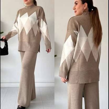 Diamond Premium Quality Winter 2-Pcs Co-Ord Set. CWTS-27