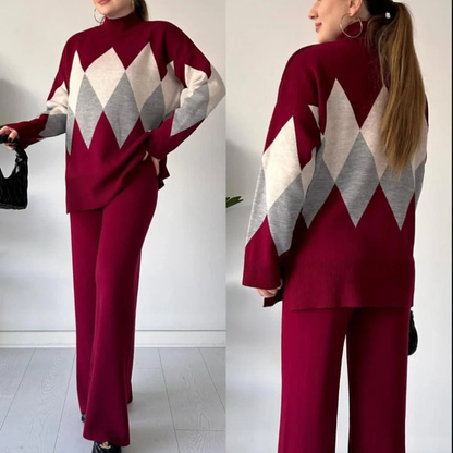 Diamond Premium Quality Winter 2-Pcs Co-Ord Set. CWTS-27