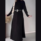 Trendy Roll Neck Style knit CoOrd Set