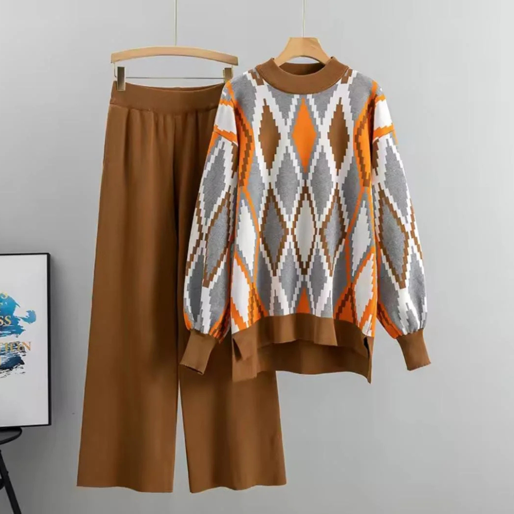 Zigzak Premium Quality Winter 2-Pcs Co-Ord Set. CWTS-26