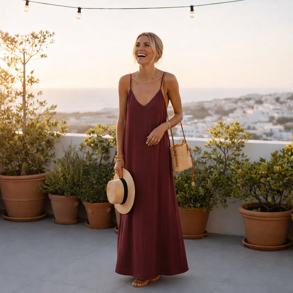 FlowBack Maxi Dress