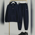 Pullover Hoodie Style Premium Quality Winter 2-Pcs Tracksuit. CWTS-31