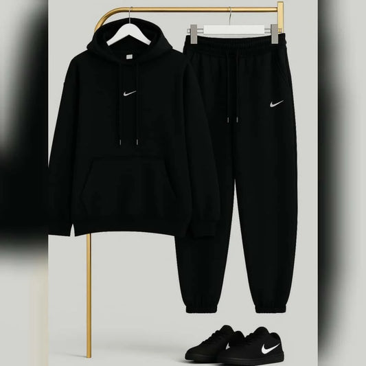 Pullover Hoodie Style Premium Quality Winter 2-Pcs Tracksuit. CWTS-31