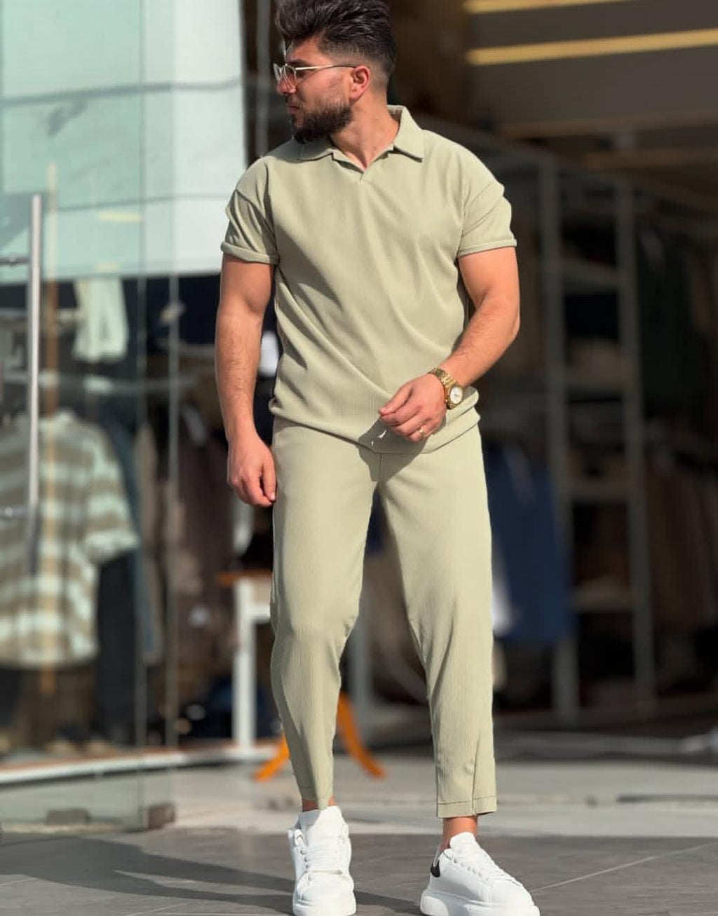 Men’s Premium Polo Co-Ord Set MMSS-12