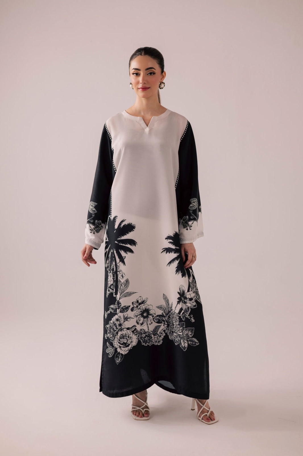 Palm Blossom Kaftan MWTS-42