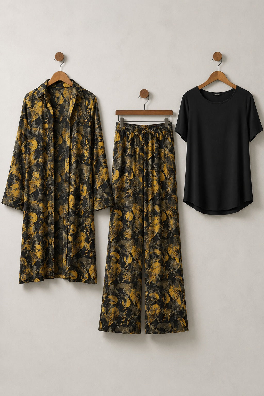 Trendy Floral Shrug 3 Piece