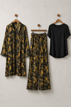 Trendy Floral Shrug 3 Piece