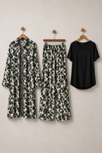 Trendy Floral Shrug 3 Piece