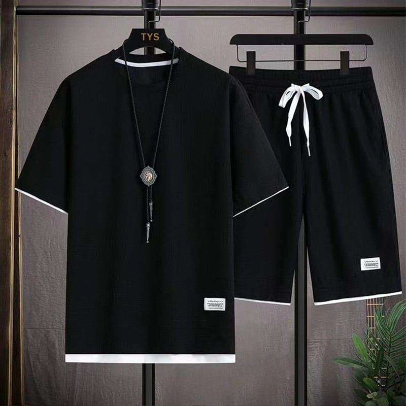 Short Sleeve Round Neck SummerSuit
