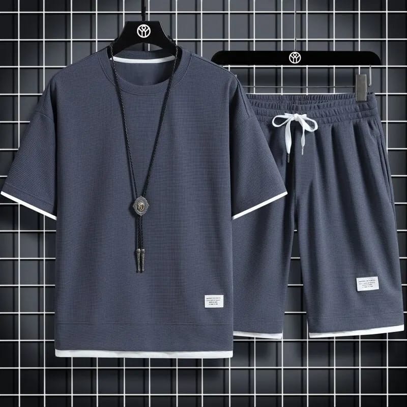 Short Sleeve Round Neck SummerSuit
