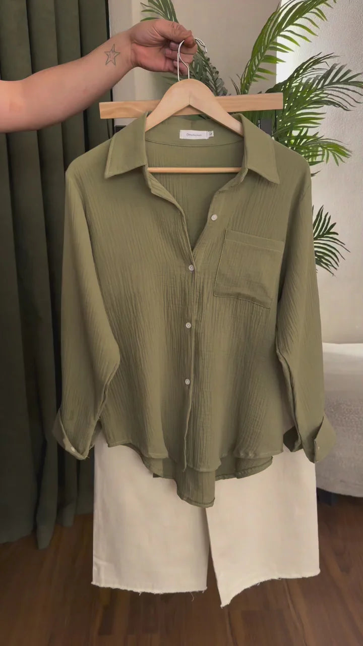 Comfort Luxe Co-Ord Set Green Beige