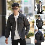 Zayra 4-Pocket Collar Style Casual Fleece Winter Button Jacket. MWJ-401