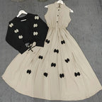 Zayra Classic Wine Bow Embellished Maxi 2-Piece Regular price